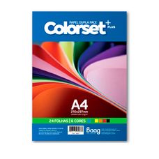 PAPEL A4 COLORSET PLUS 6 CORES 24FLS
