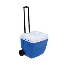 Caixa Térmica 42L Azul Com Rodas - Mor