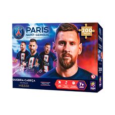Quebra Cabeça Colecionável PSG Messi 200 Peças - Mimo Toys