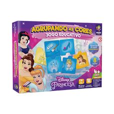 Jogo Educativo Agrupando As Cores Princesas Disney - Mimo Toys