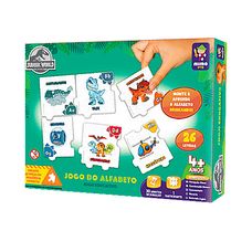 Jogo Educativo Alfabeto Jurassic World - Mimo Toys