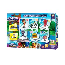 JOGO EDUCATIVO P J MASK ALFABETO