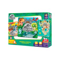 Quebra Cabeça Progressivo 12/24/36 Peças Jurassic World - Mimo Toys