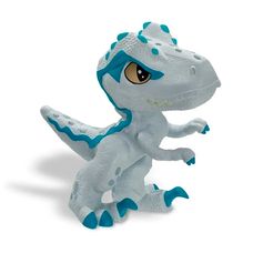 BONECO BABY DINOS JURASSIC WORLD BLUE CINZA