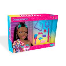 BONECA BARBIE TOTALLY HAIR STYLING HEAD VERDE