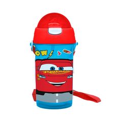 GARRAFA C/CANUDO CARROS 500ML