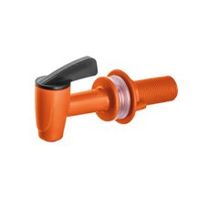 Torneira Herc para Filtro de Água com Alavanca Manual - Marrom e Preto