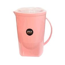 Jarra 2 Litros Rosa Quartz com Tampa Transparente – Arca Plast