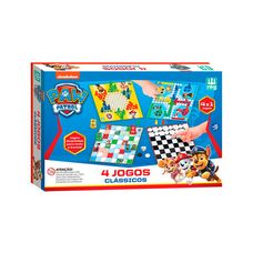 Conjunto de Jogos Clássicos Kit 4 em 1 Patrulha Canina - Nig Brinquedos