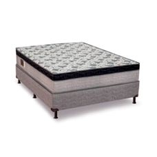 Cama Box Reconflex Casal Gold Flex Plus One 2 Grafite 138x188