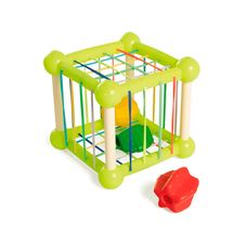 Brinquedo Infantil Desafio à Fio Cubo Com Elástico - Tateti Brinquedos