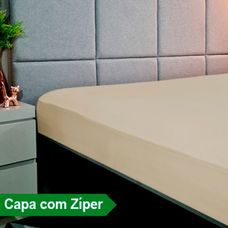 Capa de Colchão Solteiro com Zíper Trento 30cm – Camitália