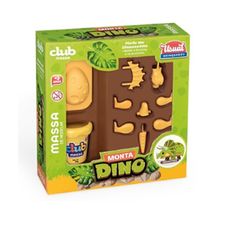 Kit Club Massa Monta Dino - Usual Brinquedos