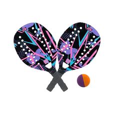 Kit Raquete Beach Tennis Lilás BT100 -  Bel Fix