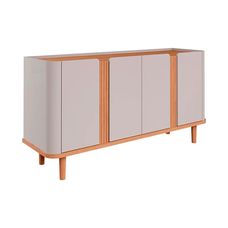 Buffet Eva Off White/Cinamomo - Cimol Móveis