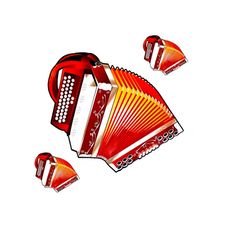 Kit Sanfona Com 3 Unidades - Festa Maluca