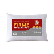 TRAVESSEIRO 50X70 MAQUINETADO SUPORTE FIRME BRANCO