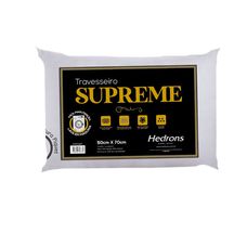 TRAVESSEIRO 50X70 SUPREME BRANCO