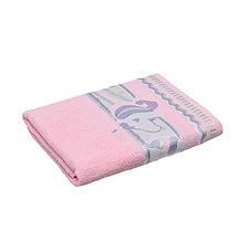 TOALHA BANHO 70X120 KIDS UNICORN ROSA