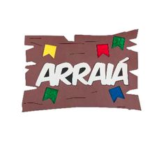 Placa Arraiá - Galego Festas