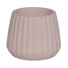 Vaso Cachepot Wave 15cm Bra Ant-Mor