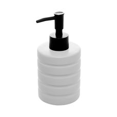 PORTA SABONETE LIQ 340ML CER GOMOS BRANCO 17963