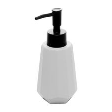 PORTA SABONETE LIQ 240ML CER ORIAMI BRANCO 17966