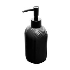 PORTA SABONETE LIQ 350ML CER ARCOS PRETO 17974