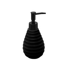 Porta Sabonete Líquido de Cerâmica Colmeia Preto 330ml – Wolff