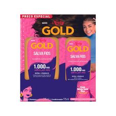 Kit Shampoo 275ml + Condicionador 175ml Niely Gold Salva Fios