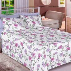 JOGO CAMA SOLTEIRO DUPLO PREMIUM PLUS ESTAMP SORT