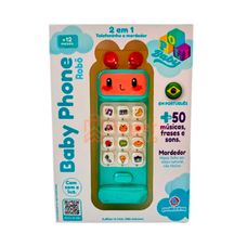 Baby Phone Telefoninho e Mordedor - Polibrinq