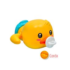 Patinho Nadador à Corda - Polibrinq