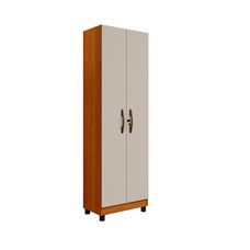 Armário Multiuso 5 Prateleiras Sparta Cinamomo/Off White - Benetil Móveis