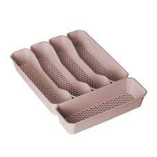 PORTA TALHER 5 DIV LIGHT ROSE 34X25X5CM 3571