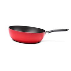 Panela Wok Antiaderente 24cm 2,3L Garlic Vermelha 7001/365 - Brinox