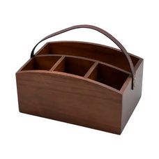 PORTA TALHERES COURO ACACIA WOOD DM24012