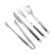 Jogo para Churrasco Mimo Style em Aço Inox – 4 Peças