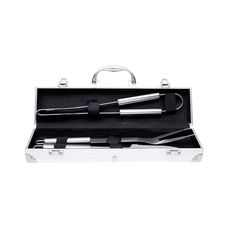 JOGO P/CHURRASCO C/3 PCS INOX C/MAL AC19147