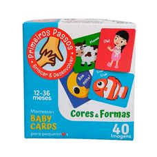 Brinquedo Montessori Baby Card 12 36