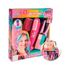 Kit Mechas Coloridas Make Brinq - Polibrinq