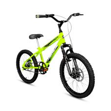 BICICLETA ARO 20 RITUAL DISCO C/SUSP AMARELO NEON