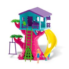 Boneca Judy Casa na Árvore Playset Brinquedo - Samba Toys