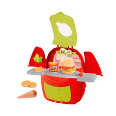Mochila Kit Lanche Happy Food Hambúrguer - Samba Toys