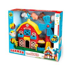 Brinquedo Farmer Brincando no Celeiro - Samba Toys