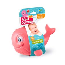 Brinquedo Fundo do Mar Baby Whale Pink - Cometa Brinquedos