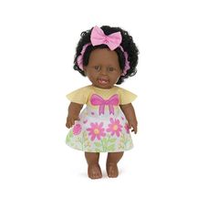 BONECA ANGELINA GIRLS APRENDENDO INGLES NEGRA 679