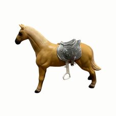 Cavalo Caramelo com Sela de Vinil VB409 - DB Play