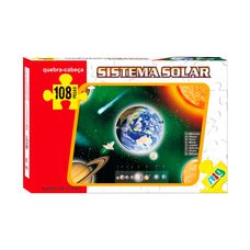 Quebra Cabeça Sistema Solar 108 Peças - Nig Brinquedos