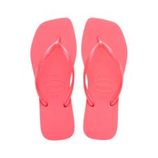 Chinelo Feminino Havaianas Slim Square Coral Tropical - 39/40